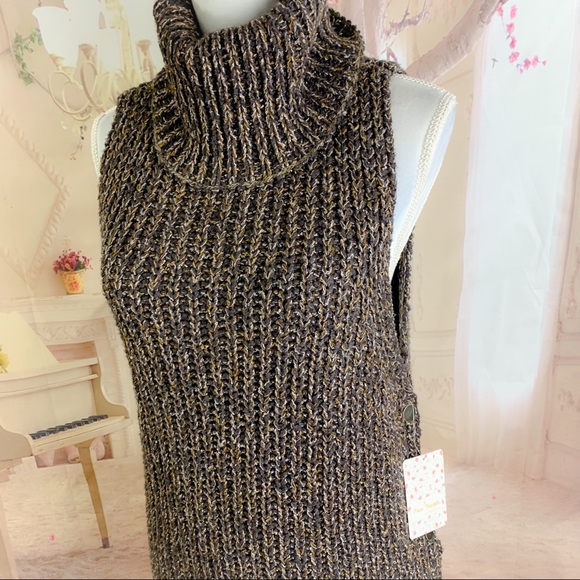 SOLD NEW Free People Valentina Tunic Turtleneck Sweater - Picture 7 of 12